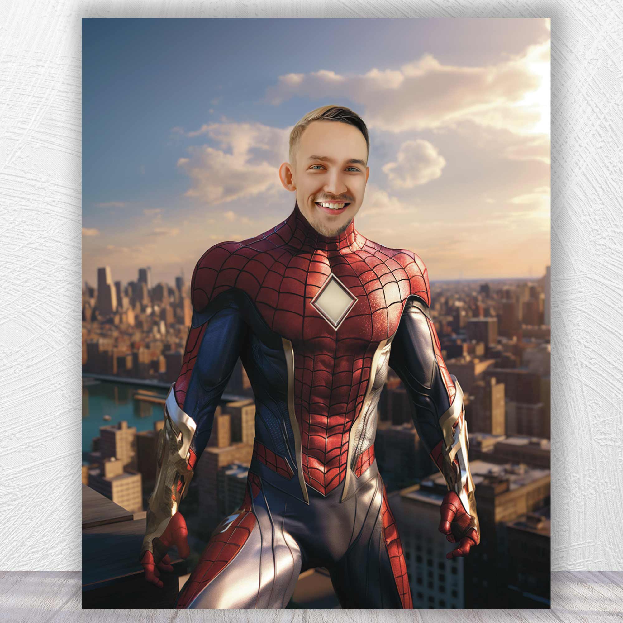 The Web Slinger | Custom Canvas - Superhero Male for royal by Poshtraits