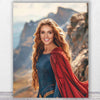 The Brave Sentinel | Custom Canvas - Superhero Female for royal by Poshtraits