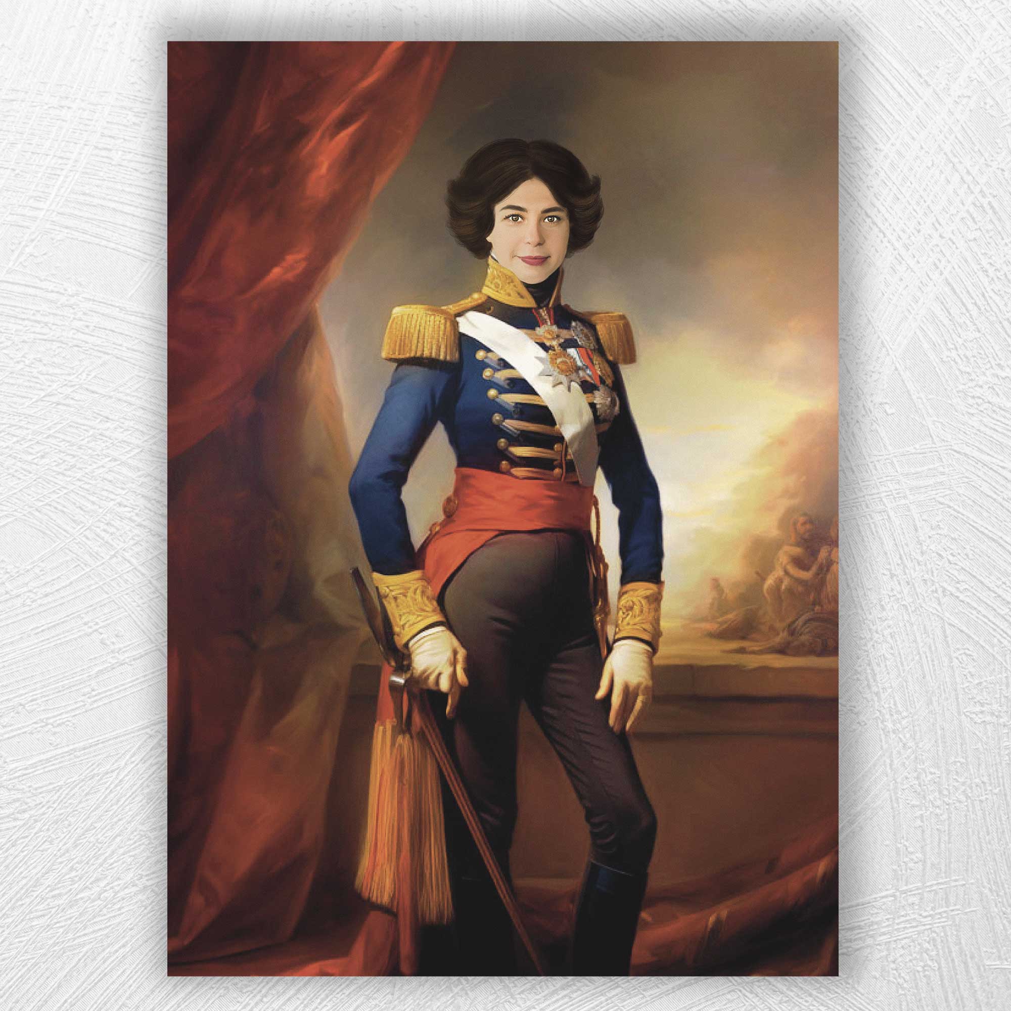The Graceful General | Custom Canvas - Royal Female for royal by Poshtraits