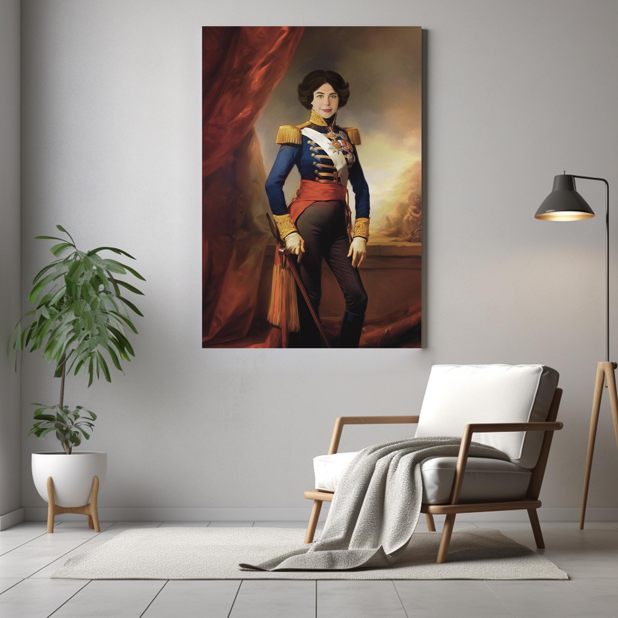 The Graceful General | Custom Canvas - Royal Female for royal by Poshtraits