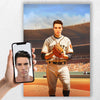 The Ballpark Hero | Custom Canvas - Sports Male for by Poshtraits