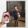 Load image into Gallery viewer, The Junior Postman | Custom Canvas - Child for kids by Poshtraits