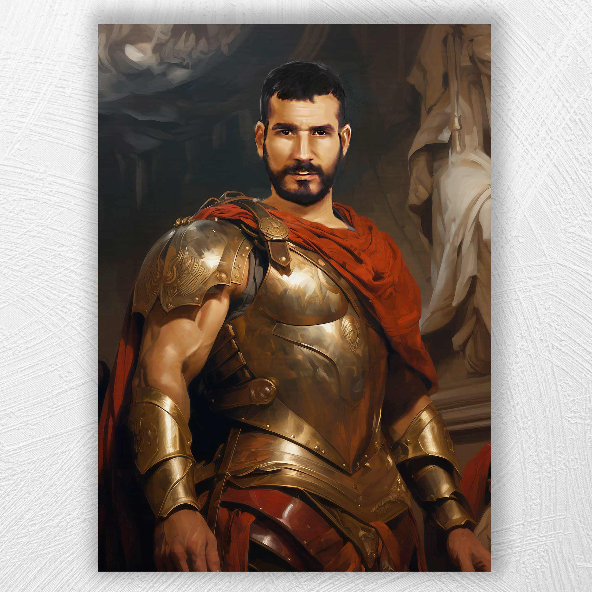 The King of Sparta | Custom Canvas - Royal Male for royal by Poshtraits