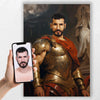 Load image into Gallery viewer, The King of Sparta | Custom Canvas - Royal Male for royal by Poshtraits