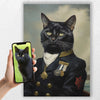 custom pet portrait canvas description image