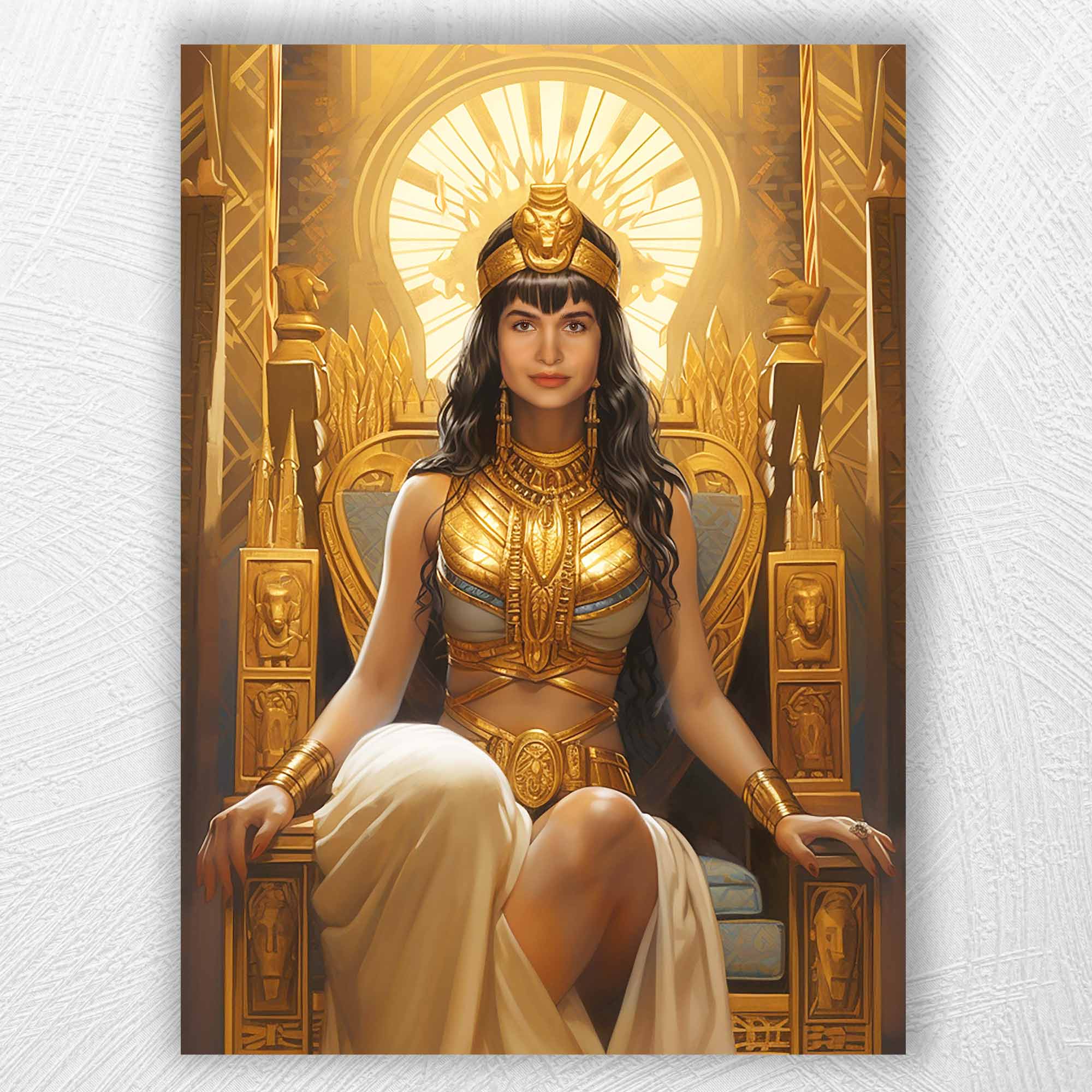 custom queen portrait egyptian main image