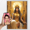 custom queen portrait egyptian transformation image 