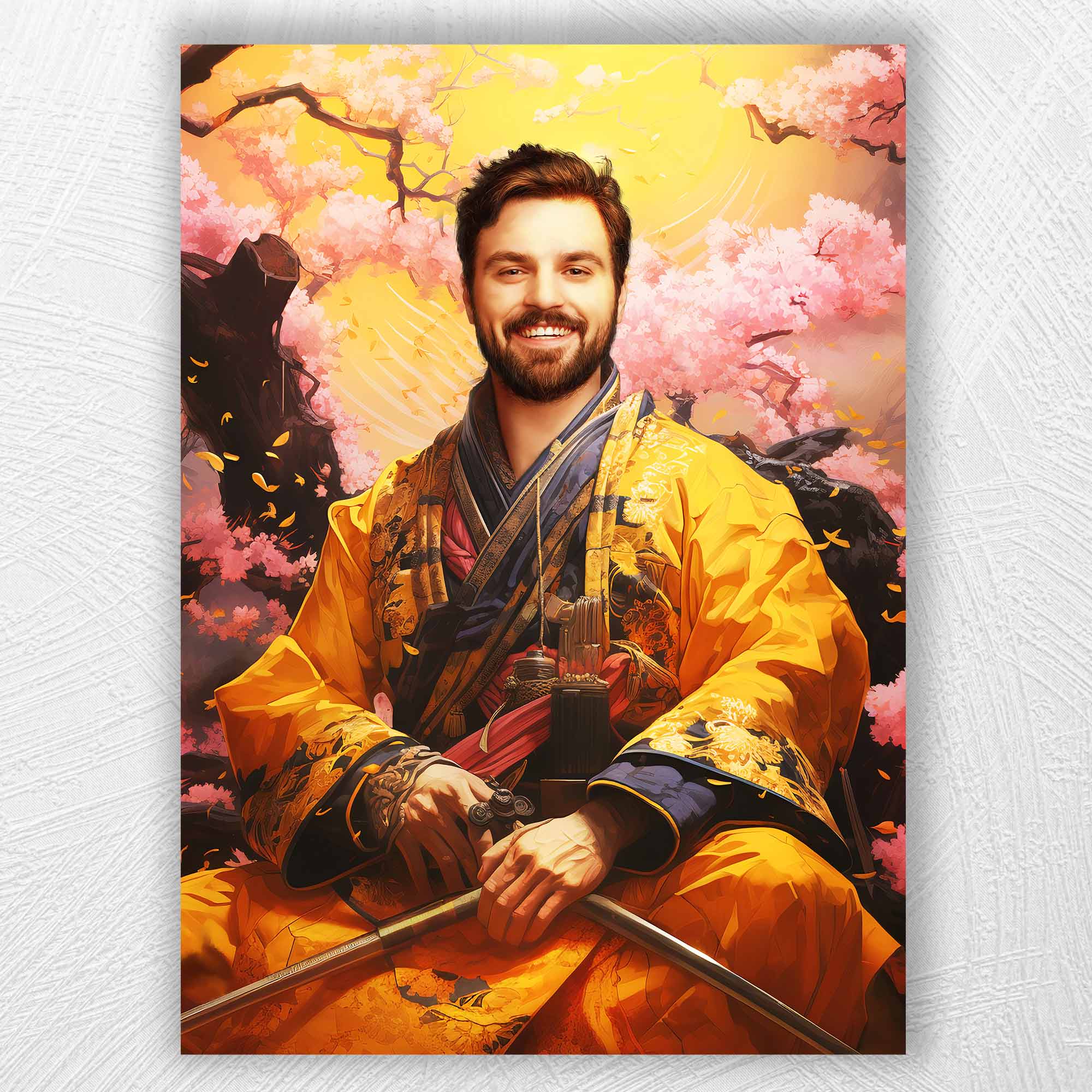 The Samurai King | Custom Canvas - Royal Male for royal by Poshtraits