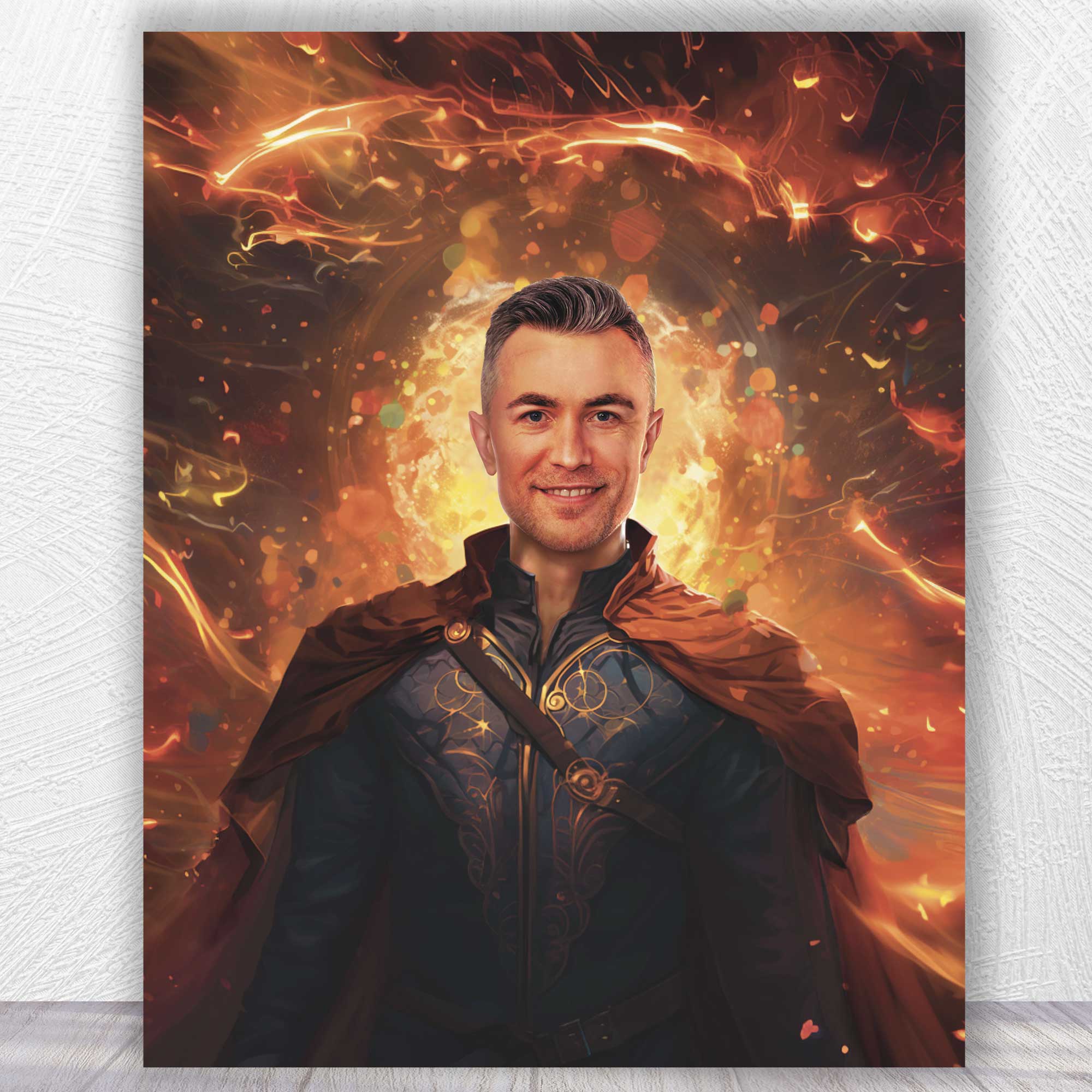 The Wielder of Mystic Arts | Custom Canvas - Superhero Male for royal by Poshtraits