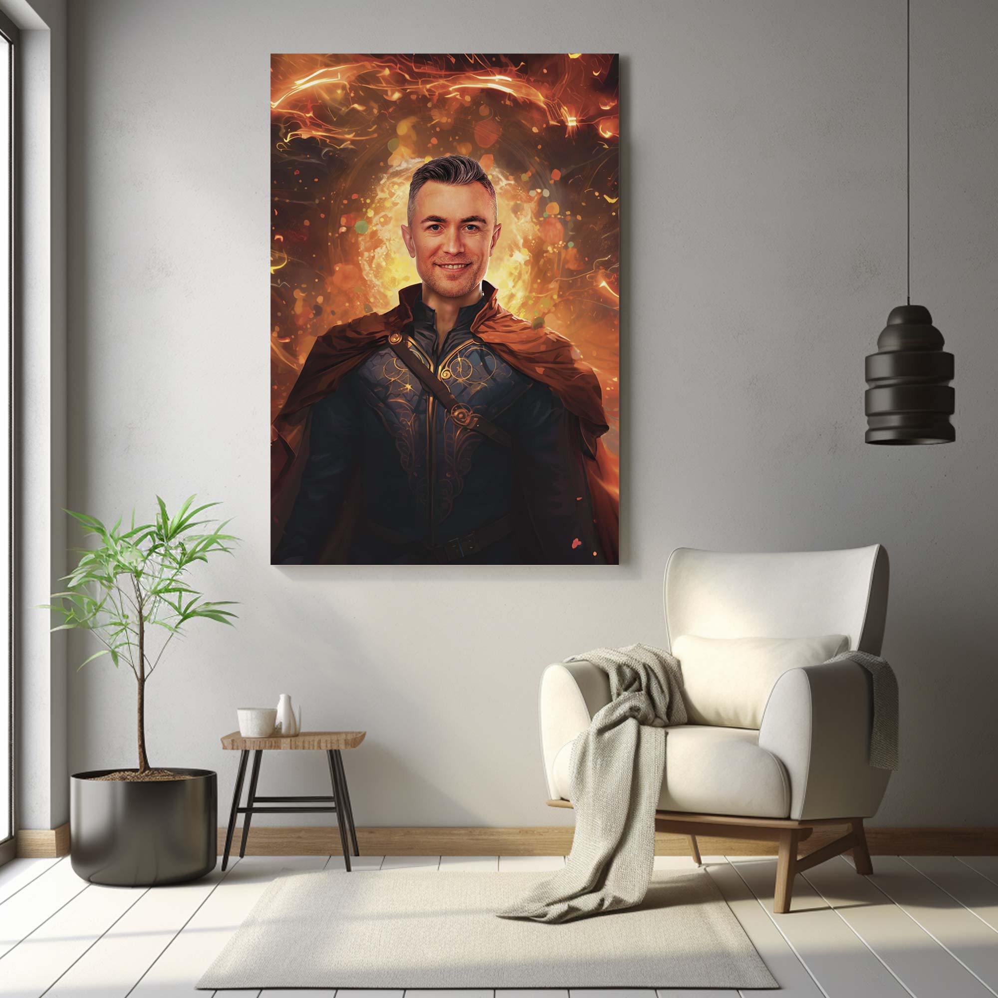 The Wielder of Mystic Arts | Custom Canvas - Superhero Male for royal by Poshtraits