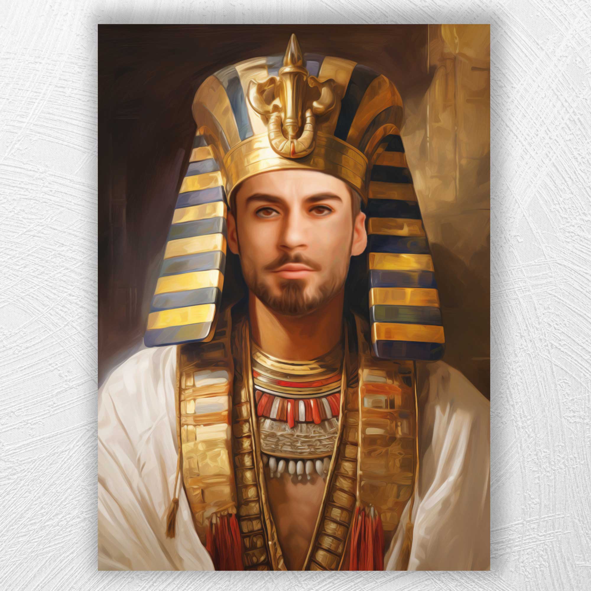 King of the Nile | Custom Canvas - Royal Male for royal by Poshtraits
