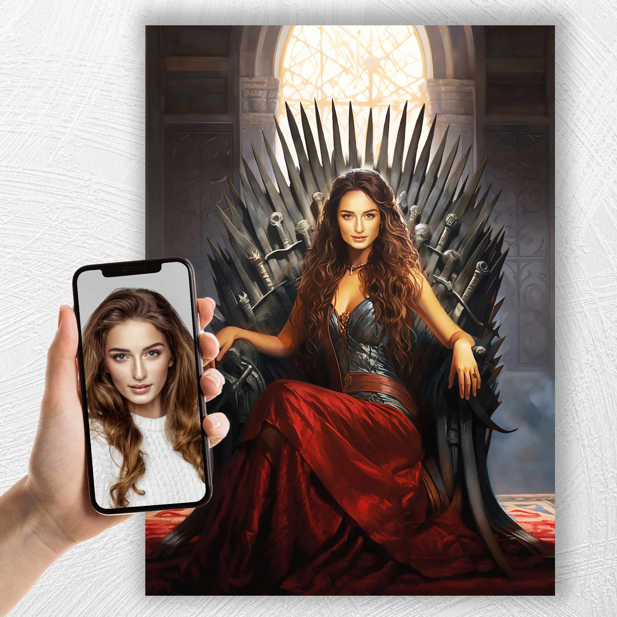 The Dragon Queen | Custom Canvas - Royal Female for fantasy royal by Poshtraits