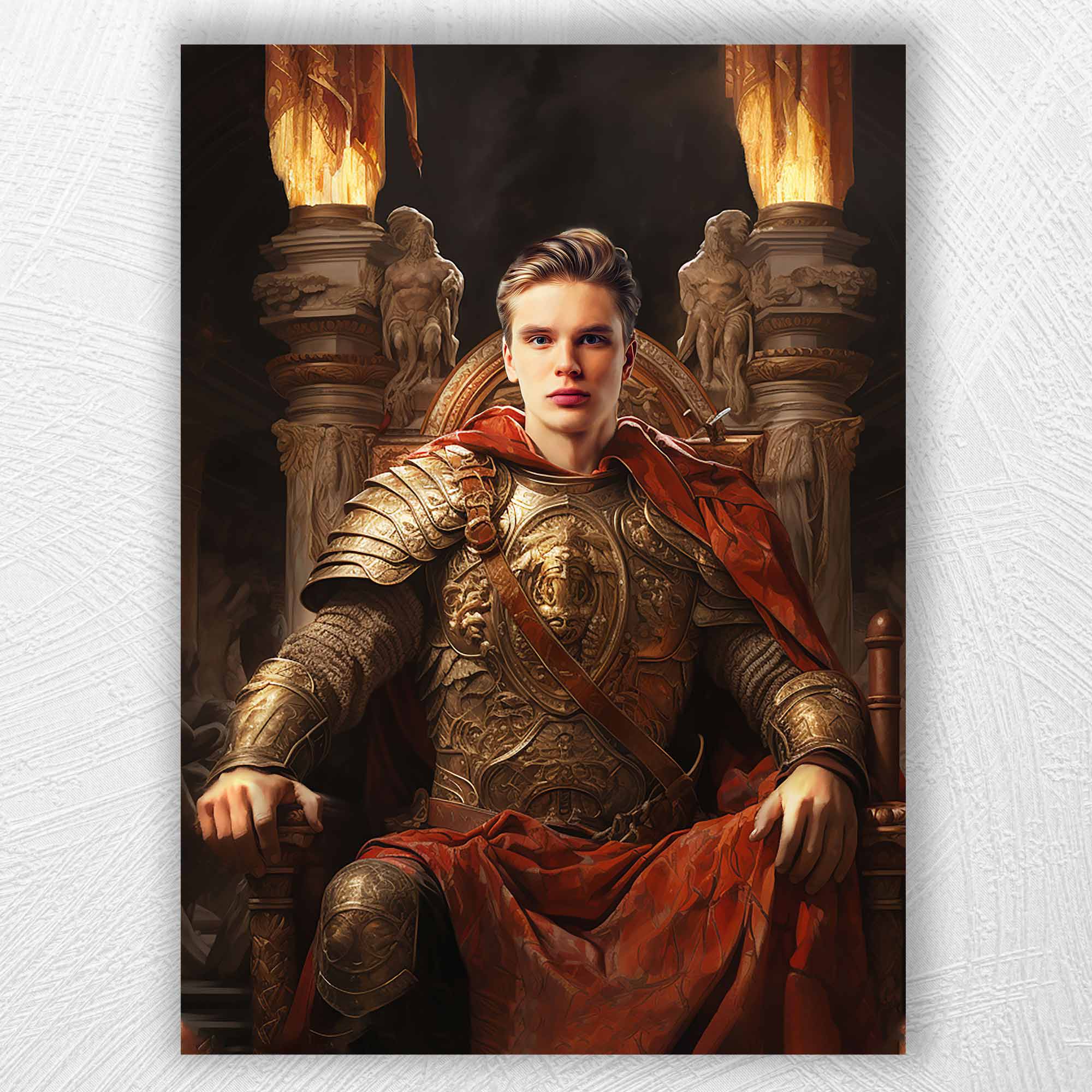Emperor Of Rome | Custom Canvas - Royal Male for royal by Poshtraits