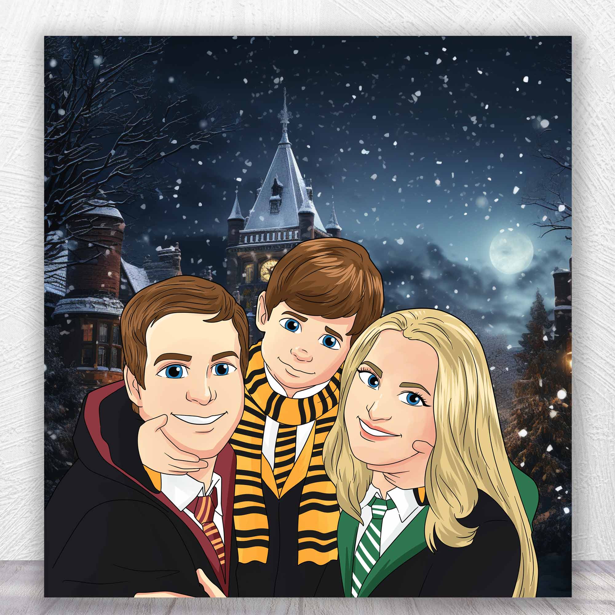 Magical Family Saga | Custom Canvas - Family for by Poshtraits