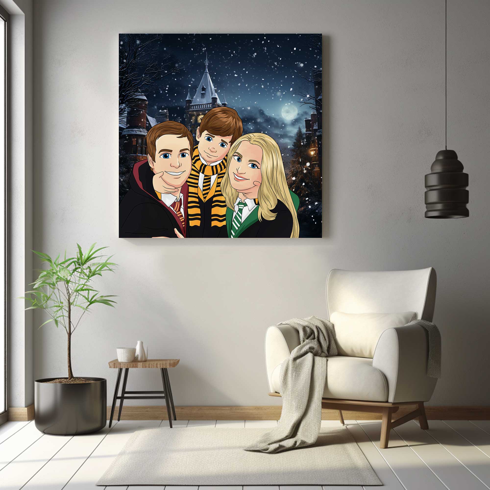 Magical Family Saga | Custom Canvas - Family for by Poshtraits