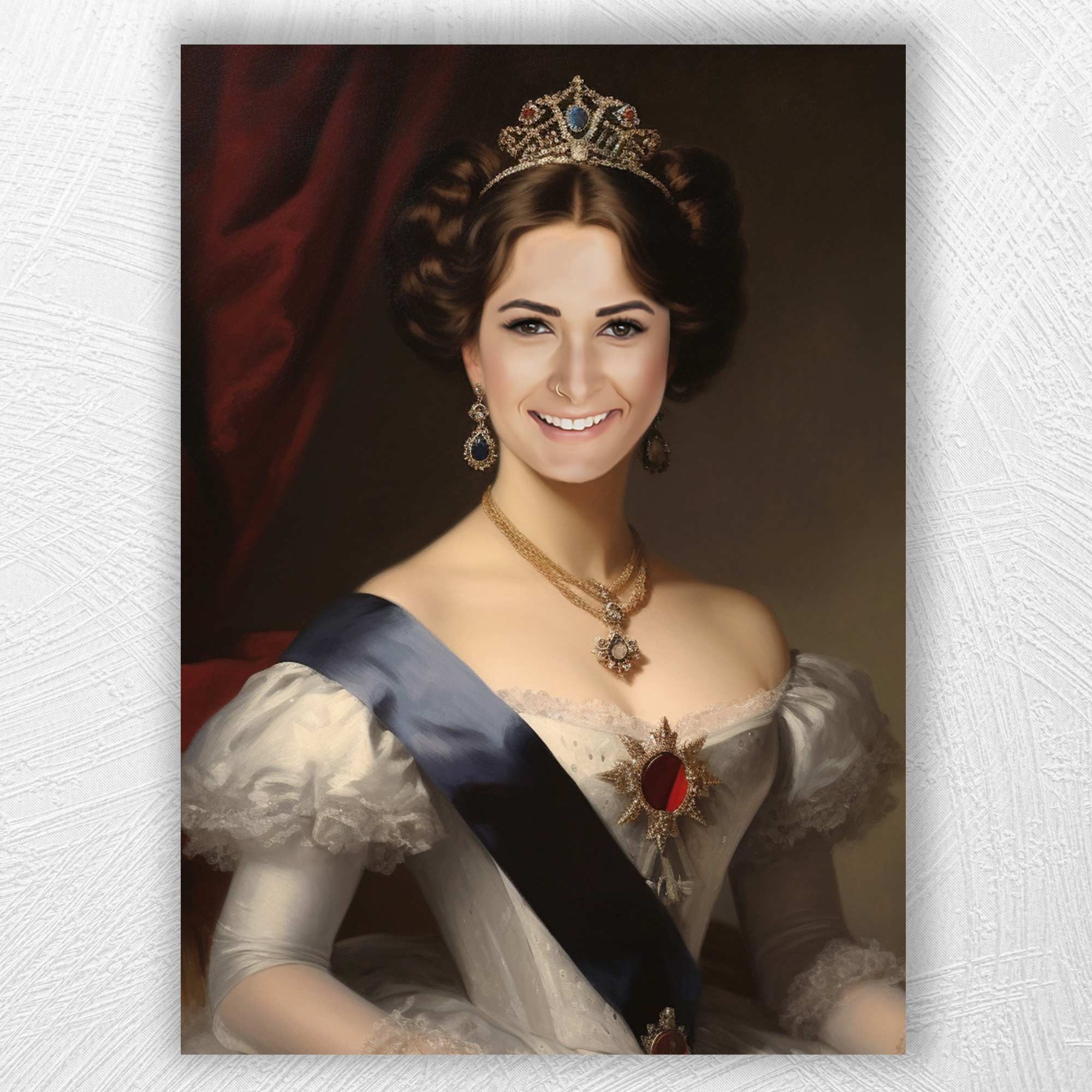 Her Majesty The Queen | Custom Canvas - Royal Female for royal by Poshtraits
