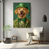 St. Pawtrick's Portrait | Custom Canvas - Royal Dog for royal by Poshtraits