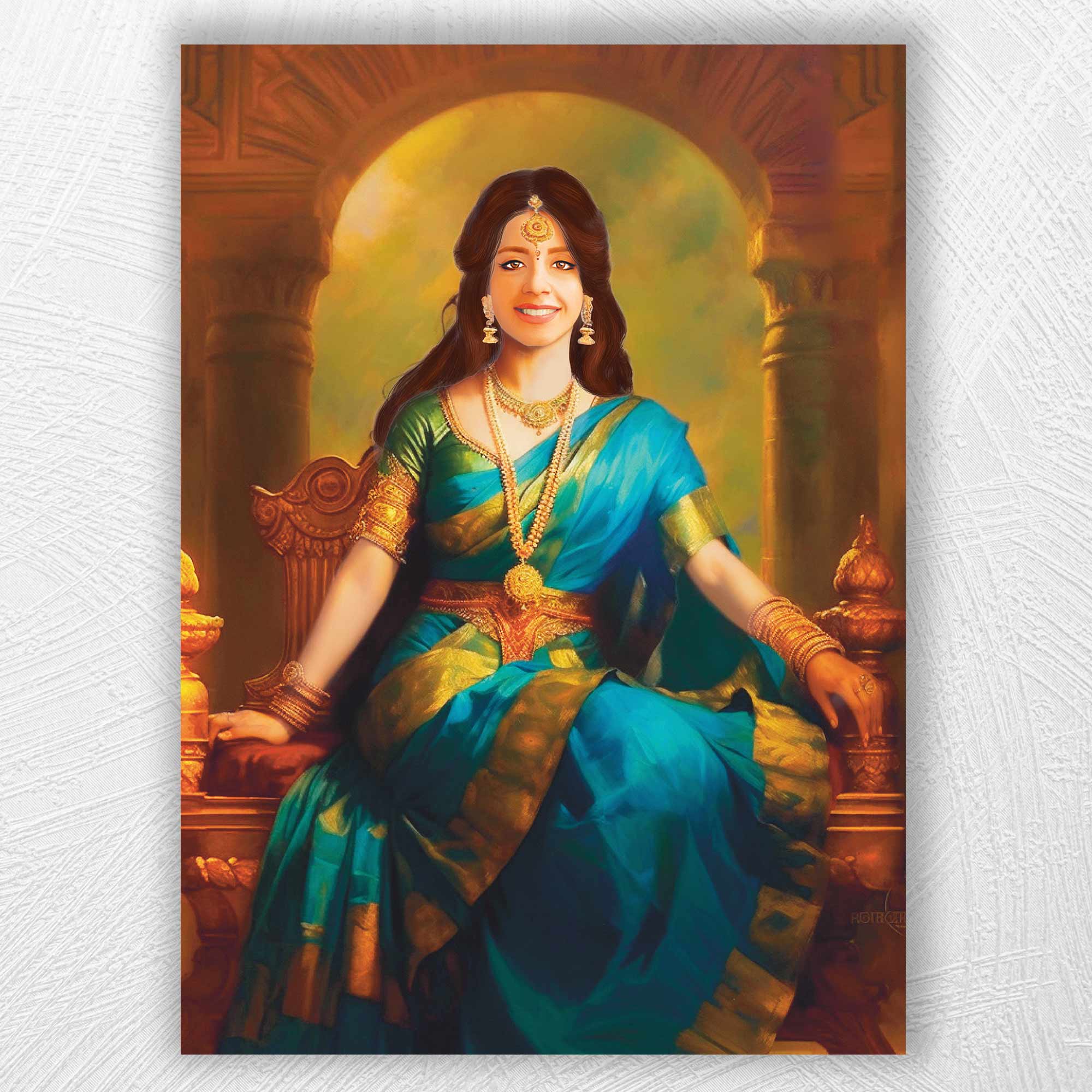 The Maharani | Custom Canvas - Royal Female for royal by Poshtraits