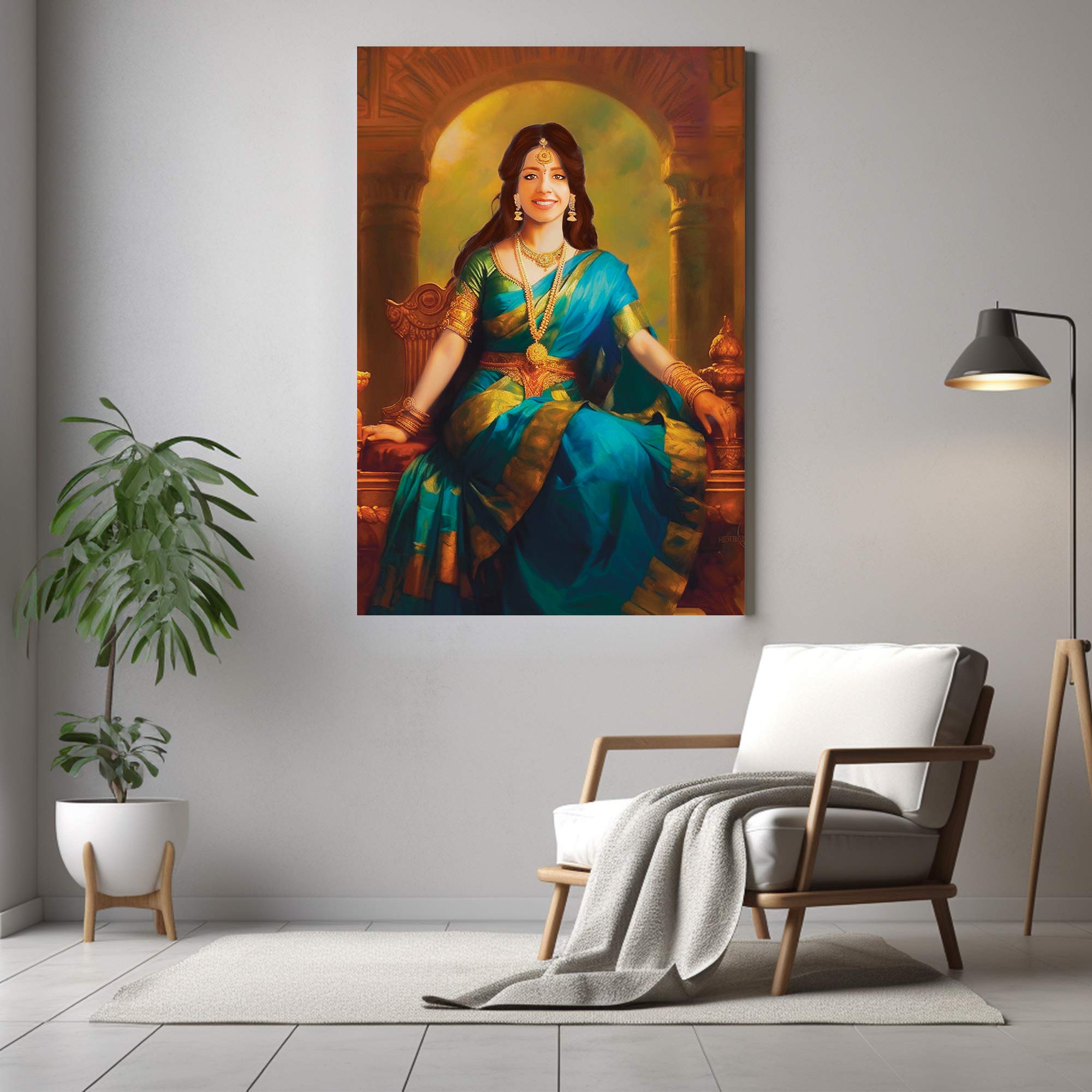 The Maharani | Custom Canvas - Royal Female for royal by Poshtraits