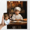 Junior Chef | Custom Canvas - Child for kids by Poshtraits