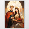 Load image into Gallery viewer, king and queen portraits main image 
