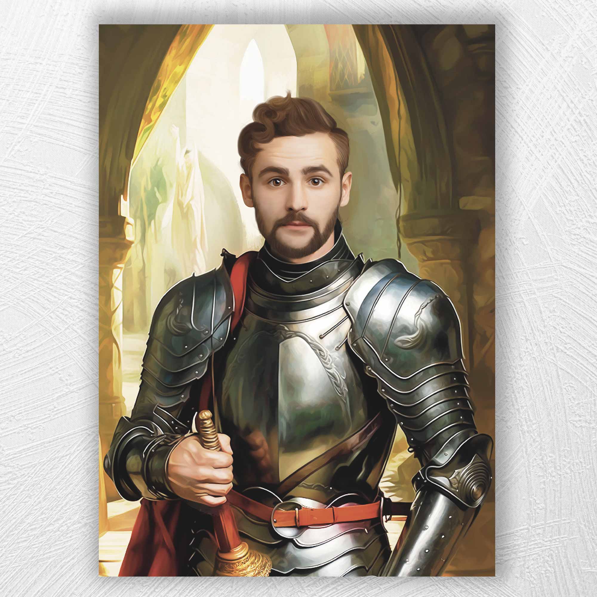 The Chivalrous Knight | Custom Canvas - Royal Male for royal by Poshtraits
