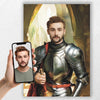 Load image into Gallery viewer, The Chivalrous Knight | Custom Canvas - Royal Male for royal by Poshtraits