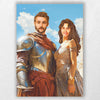 The Knight and the Princess | Custom Canvas - Royal Couple for royal by Poshtraits