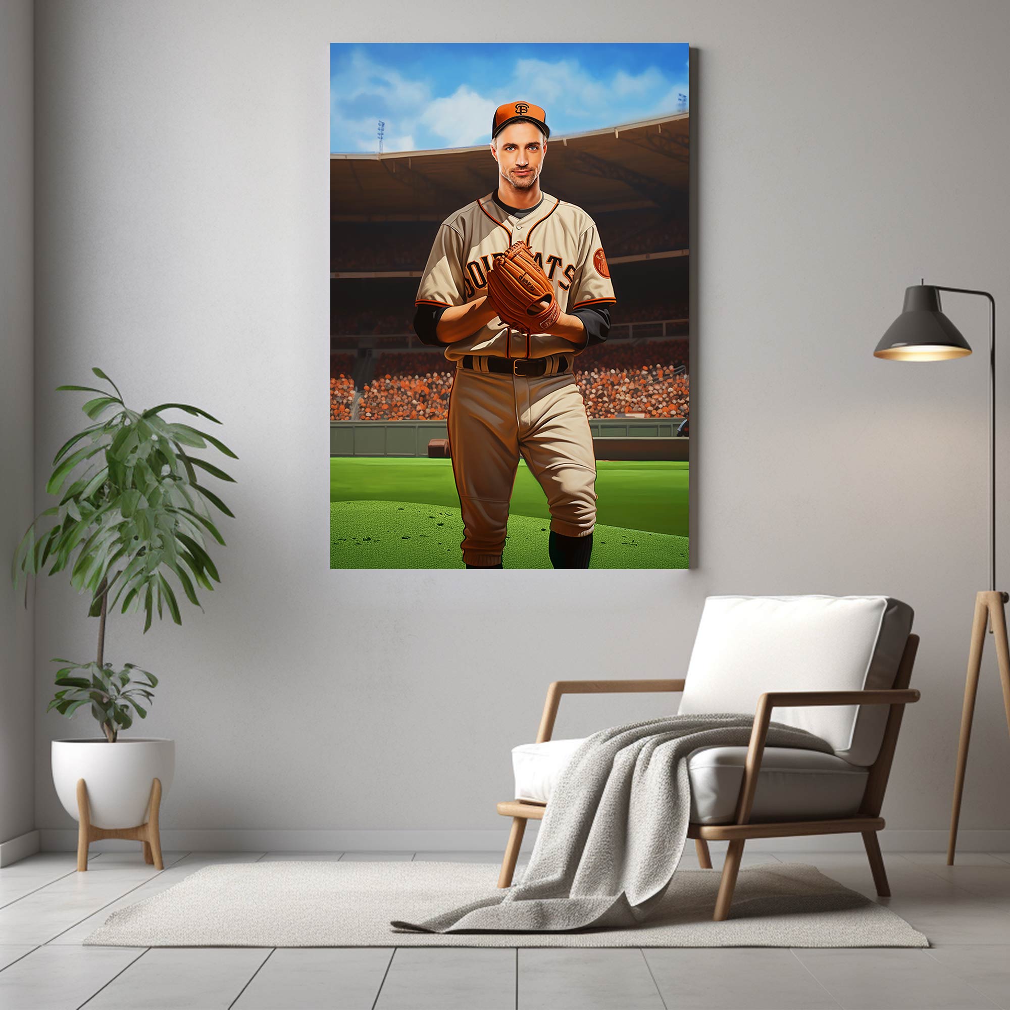 The Fastball Legend | Custom Canvas - Sports Male for by Poshtraits
