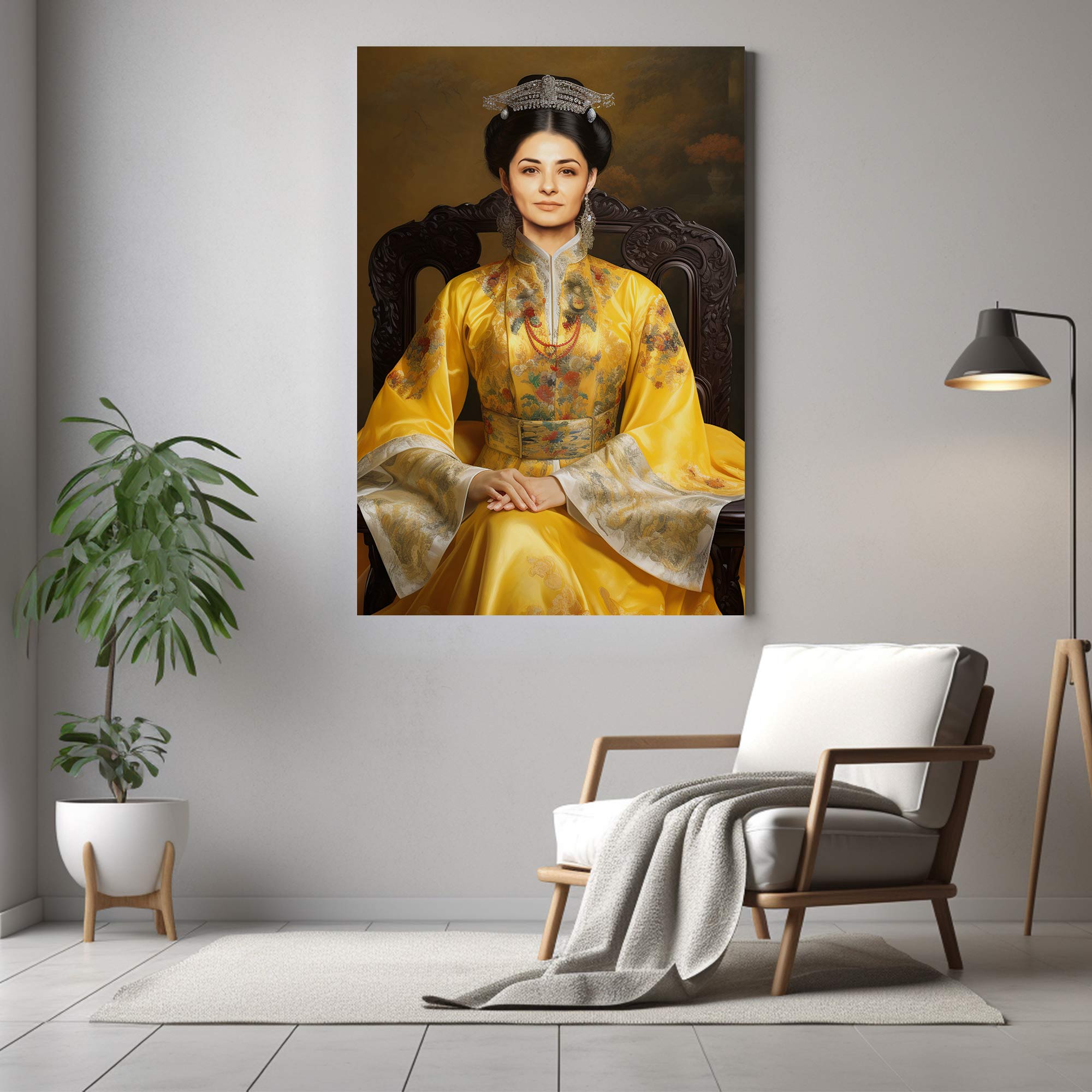 The Dragon Empress | Custom Canvas - Royal Female for royal by Poshtraits