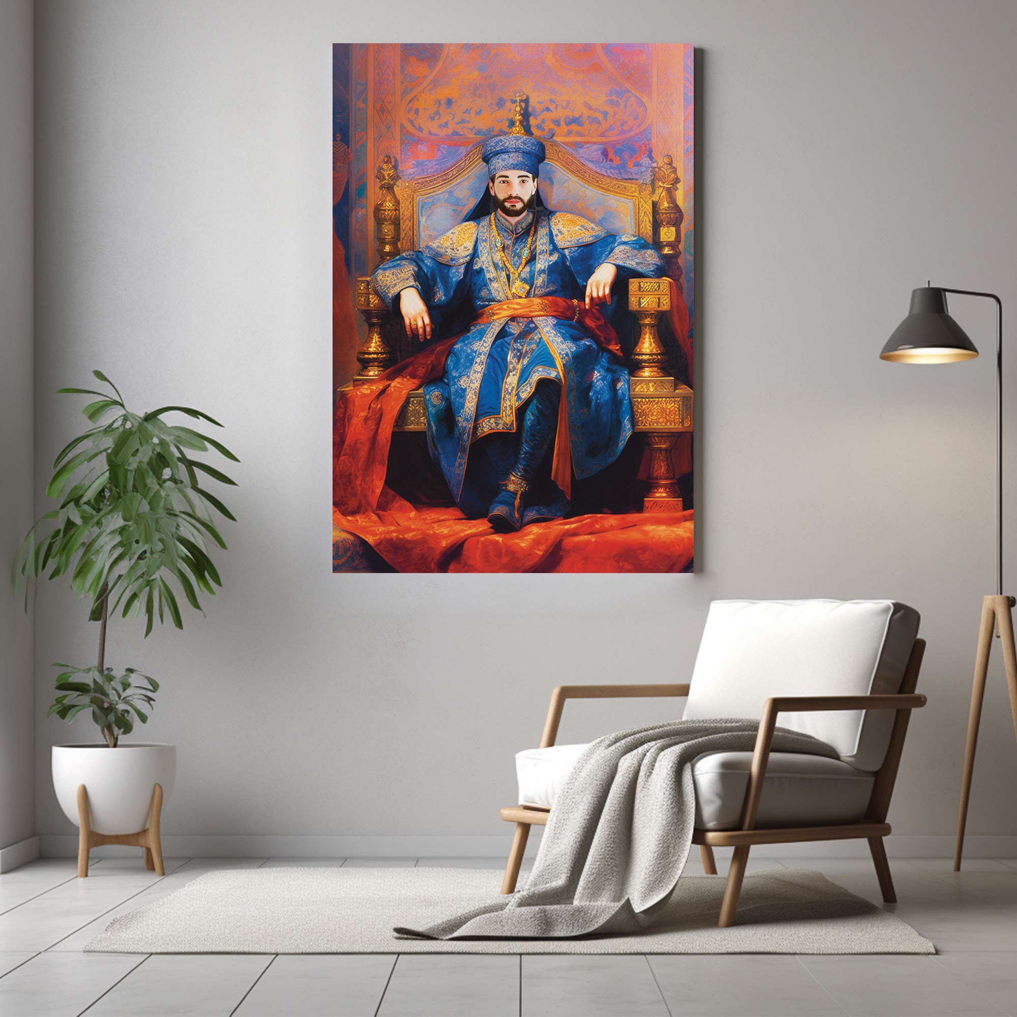 The Sultan | Custom Canvas - Royal Male for royal by Poshtraits