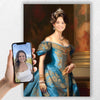The Lady in Blue | Custom Canvas - Royal Female for royal by Poshtraits