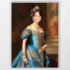 The Lady in Blue | Custom Canvas - Royal Female for royal by Poshtraits