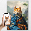 The Samurai Dog | Custom Canvas - Royal Dog for royal by Poshtraits