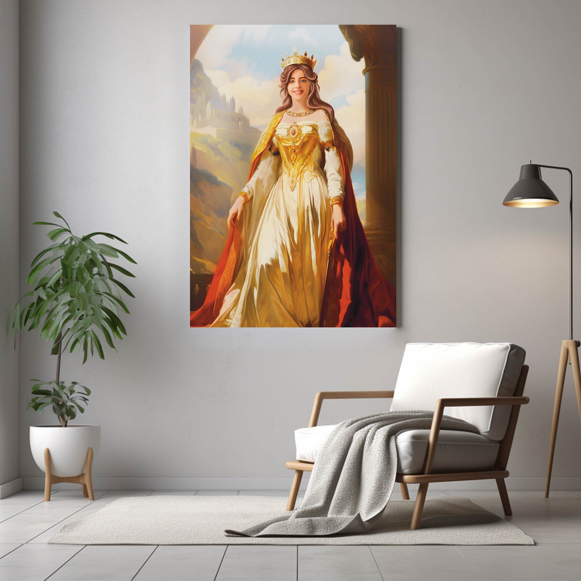 The Victorian Lady | Custom Canvas - Royal Female for royal by Poshtraits