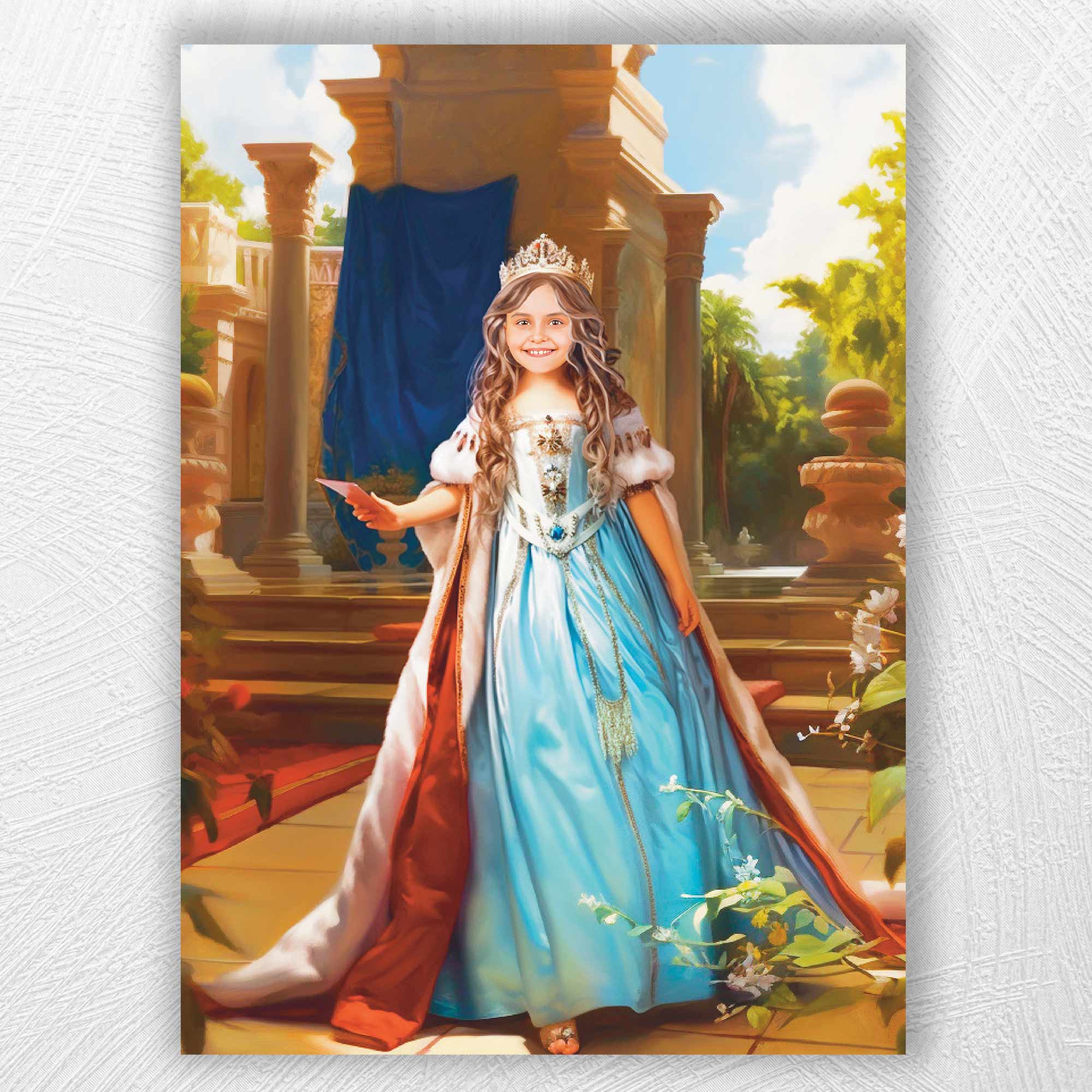 Regal Princess | Custom Canvas - Child for kids royal by Poshtraits