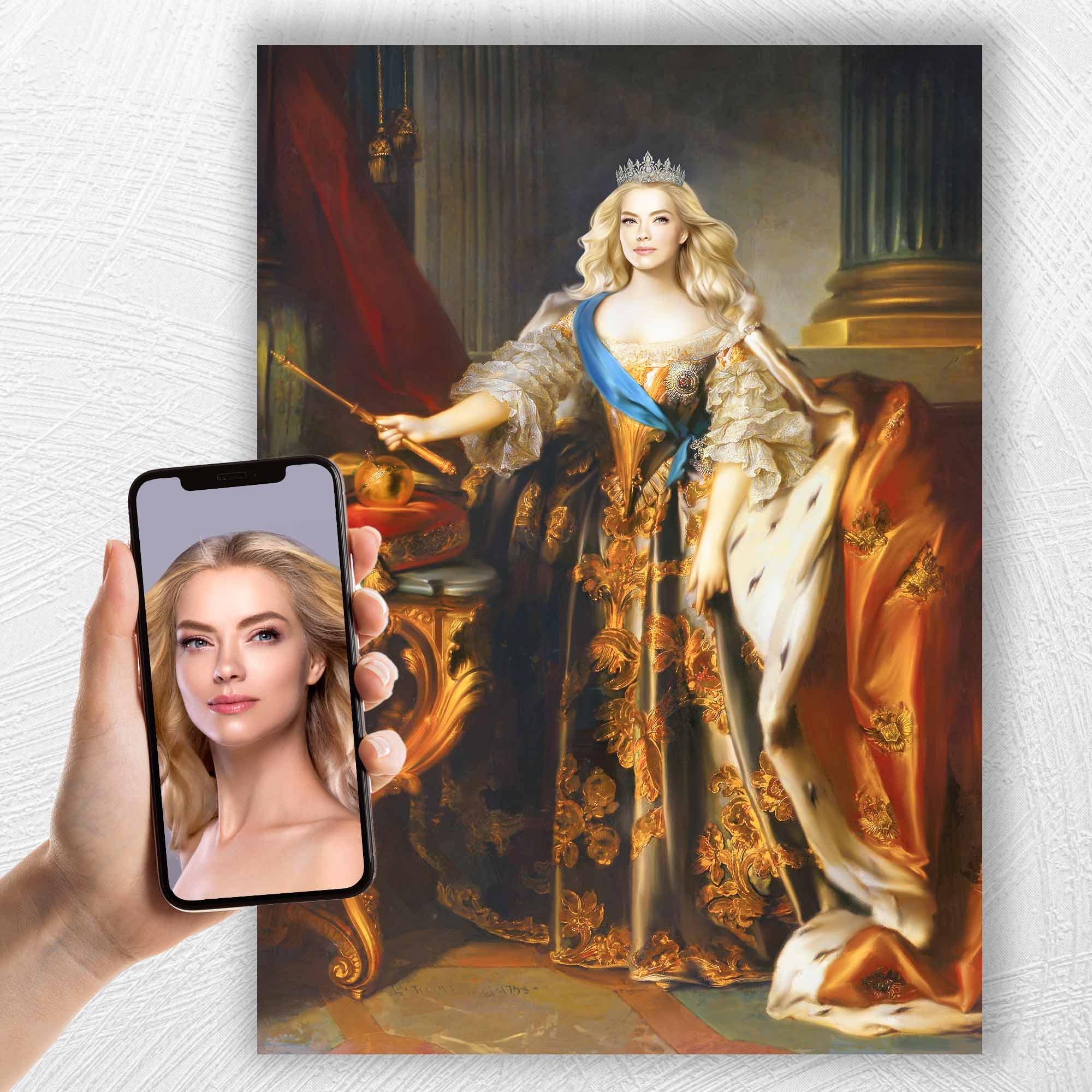 The Russian Royalty | Custom Canvas - Royal Female for royal by Poshtraits