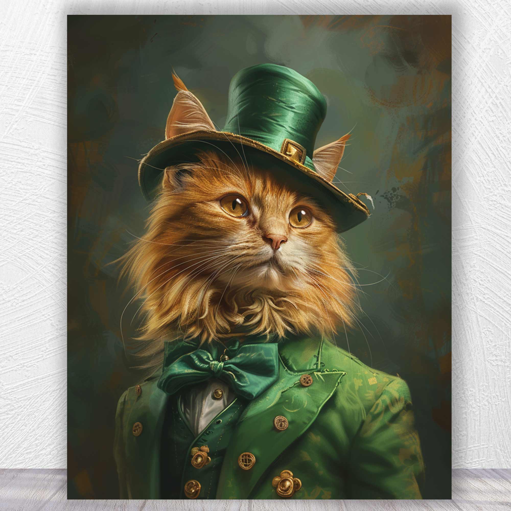 The Celtic Cat | Custom Canvas - Royal Cat for royal by Poshtraits