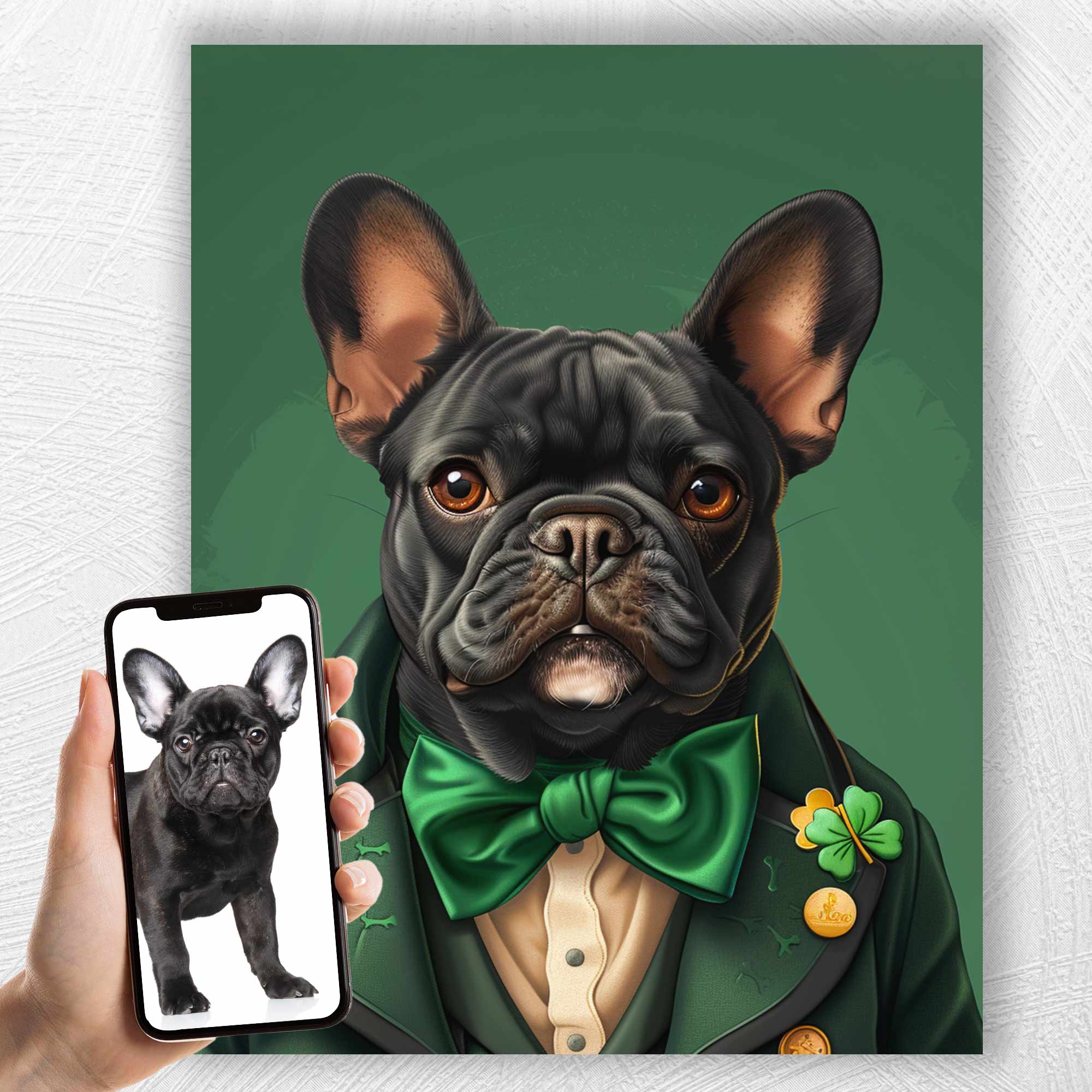 Irish Paws | Custom Canvas - Royal Dog for royal by Poshtraits