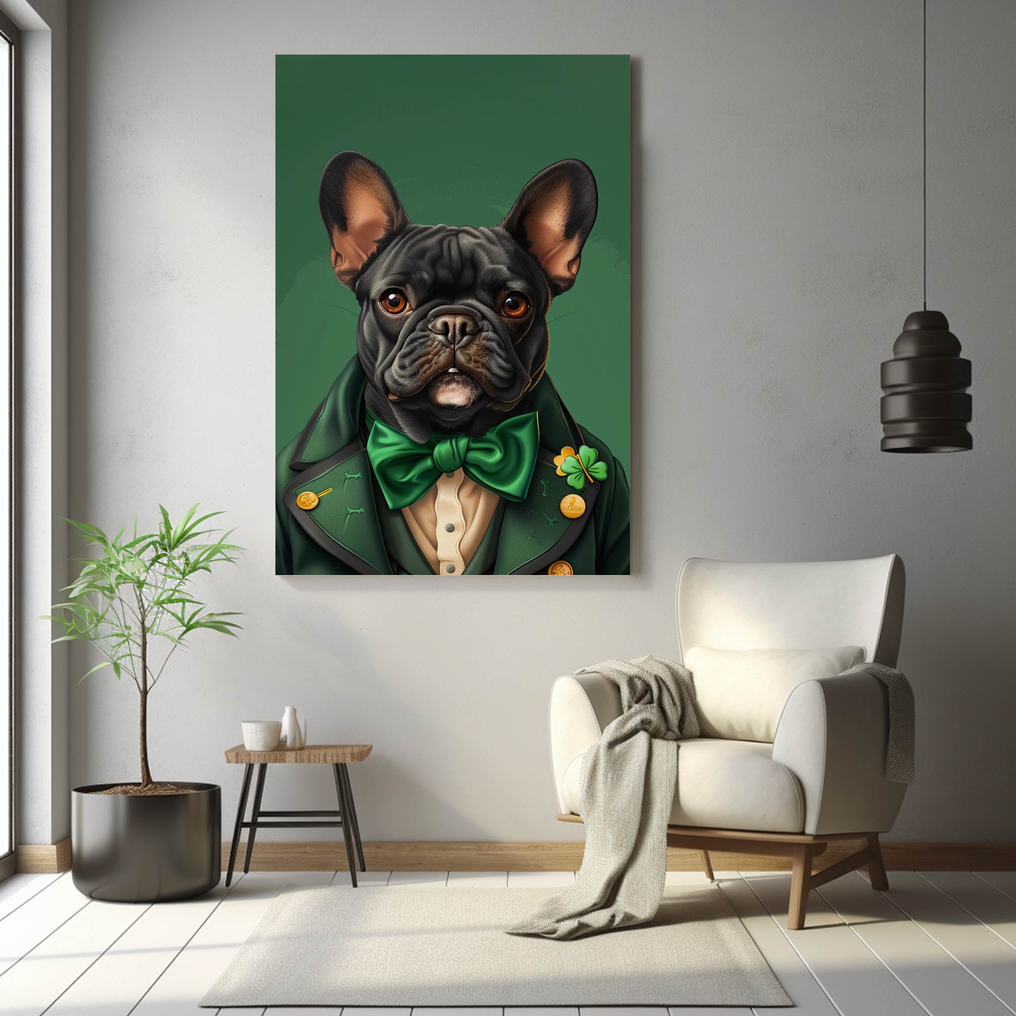 Irish Paws | Custom Canvas - Royal Dog for royal by Poshtraits