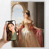 Load image into Gallery viewer, The Lady in White | Custom Canvas - Royal Female for royal by Poshtraits
